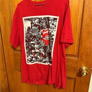 Jordan Red Graphic Tee